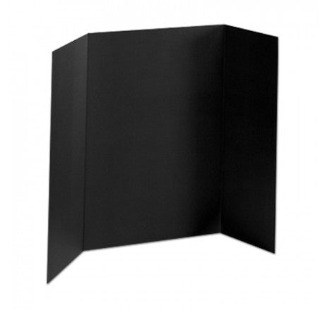 Black Tri-Fold  Display Board (25 Boards / Box) 4.95 each