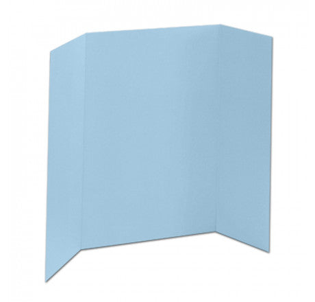 Blue Tri-Fold Display Board, Pack of 12, 5.75 each